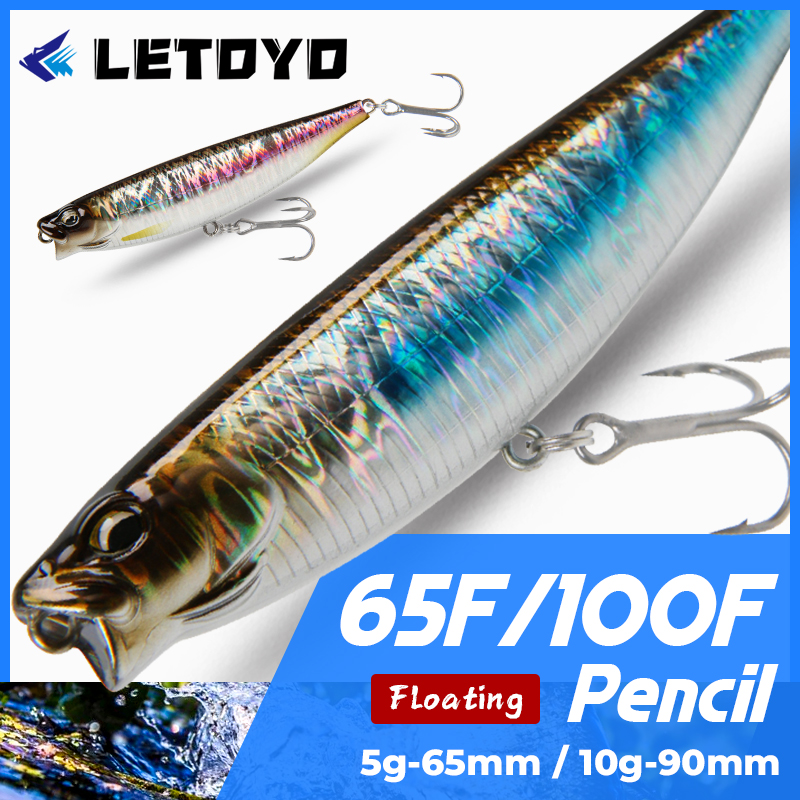 Rain Stick Percussion - LETOYO 65Mm 5G/90Mm 10G Permukaan Pensil