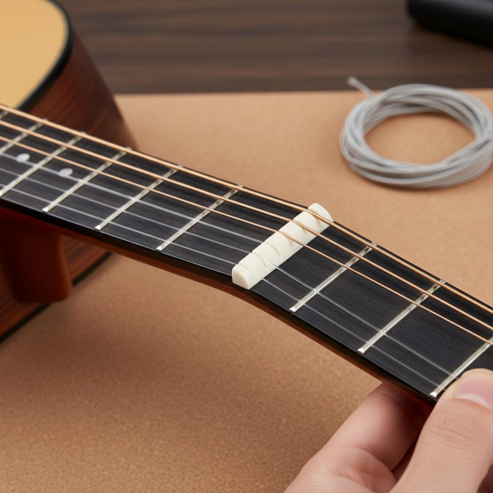 Musical Instruments Easy - Set Nut dan Saddle Gitar yang