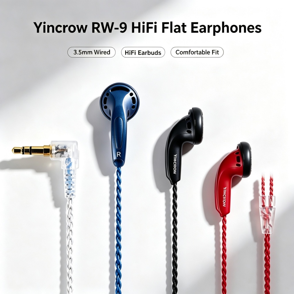 L Musical Instrument - Yincrow RW-9 HIFI Fever Flat Head