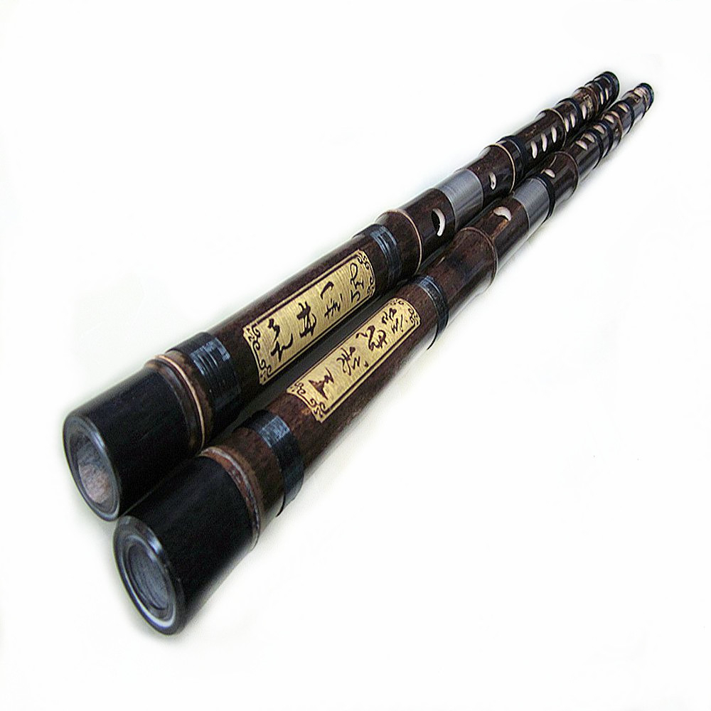 Shakuhachi Bamboo Flute - Seruling bambu pahit Cina, Transversal, keran