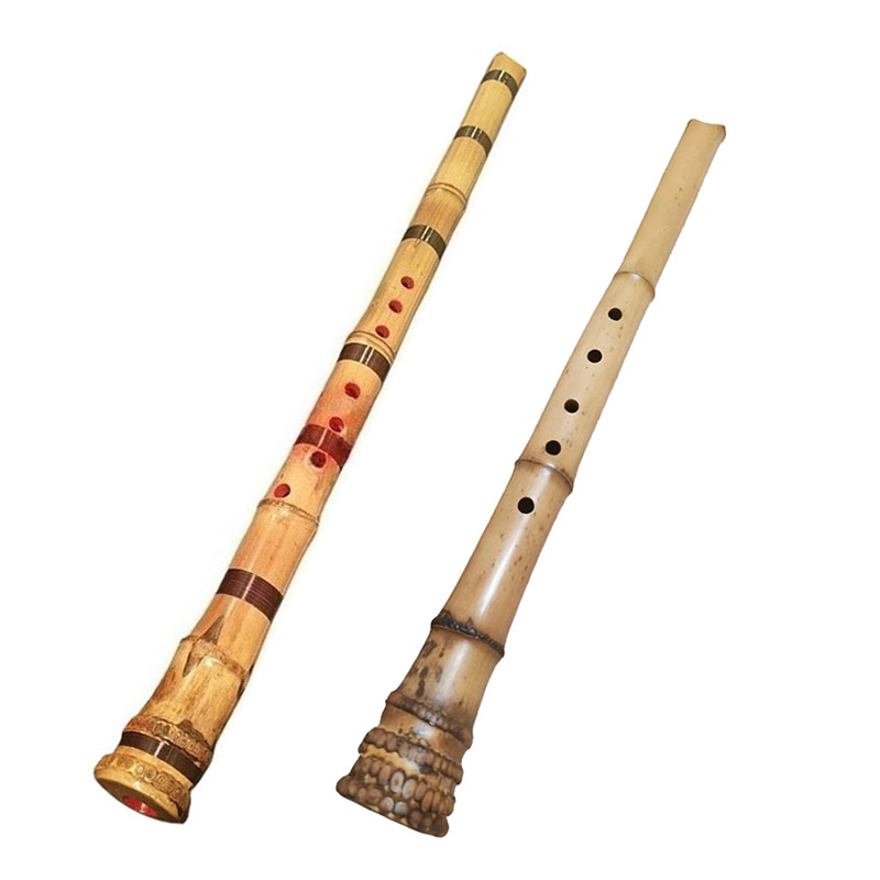 Shakuhachi Bamboo Flute - Seruling Shakuhachi 6/8 Lubang Tradisi Tiongkok,