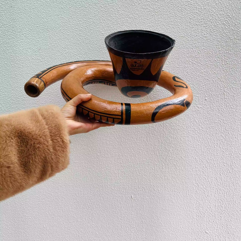 Musical Instrument Didgeridoo - Didgeridoo Kayu Panggang Buatan Tangan Kunci