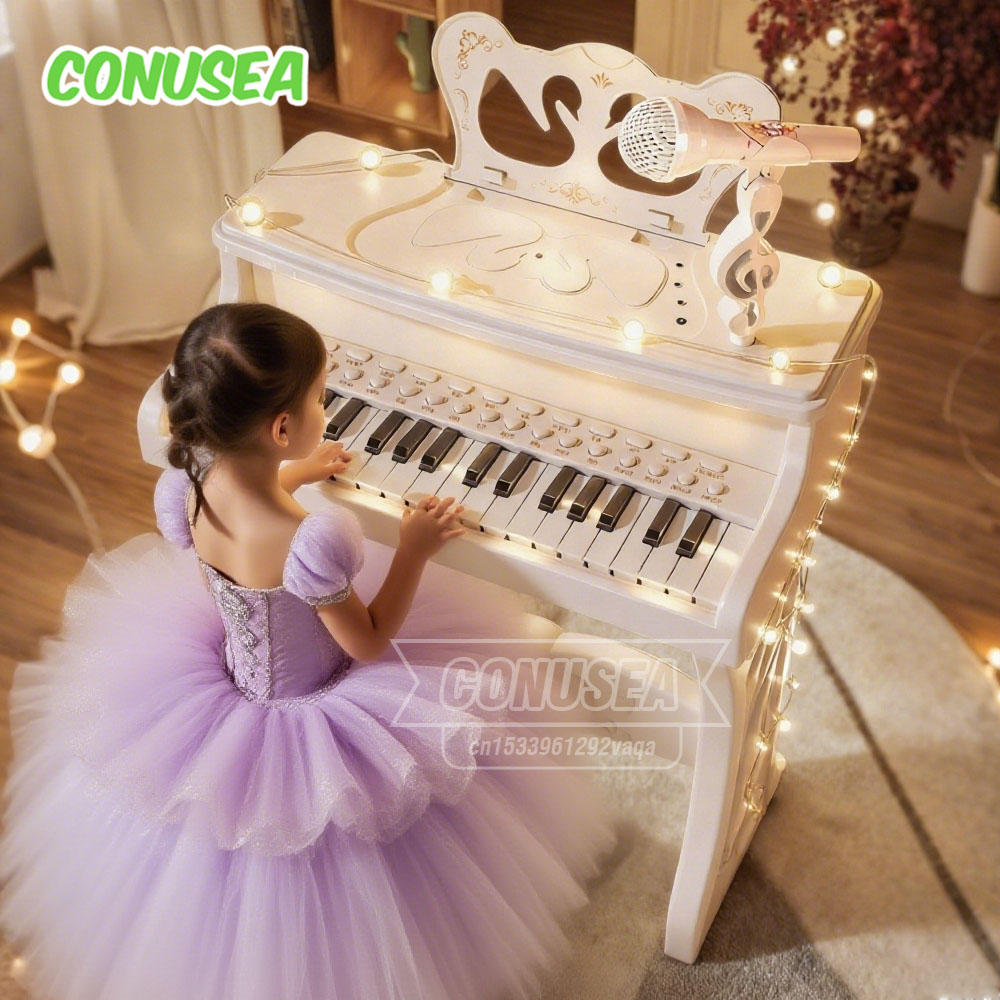 Musical Instruments Game - Piano Elektronik Bayi dengan Mikrofon Keyboard