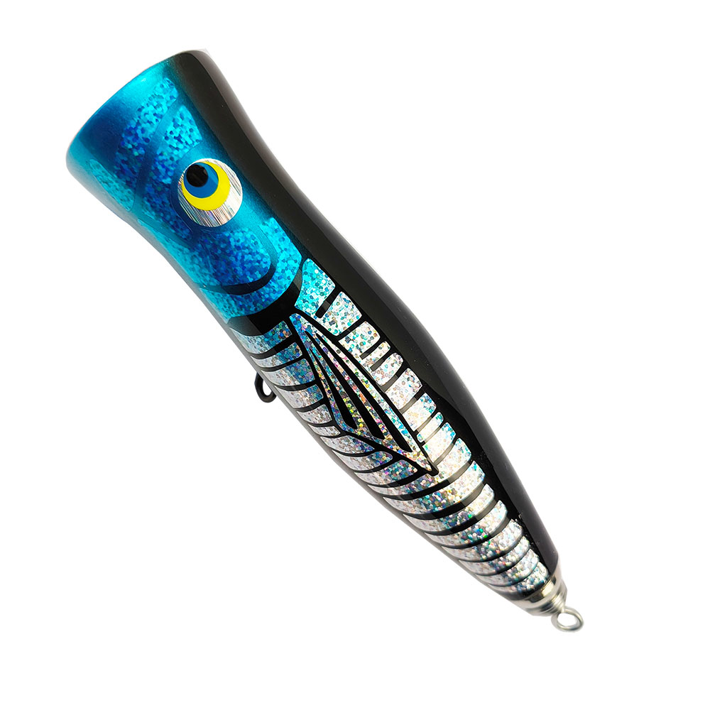 Rain Stick Percussion - Umpan Pancing Popper Mengambang Kayu Tukang