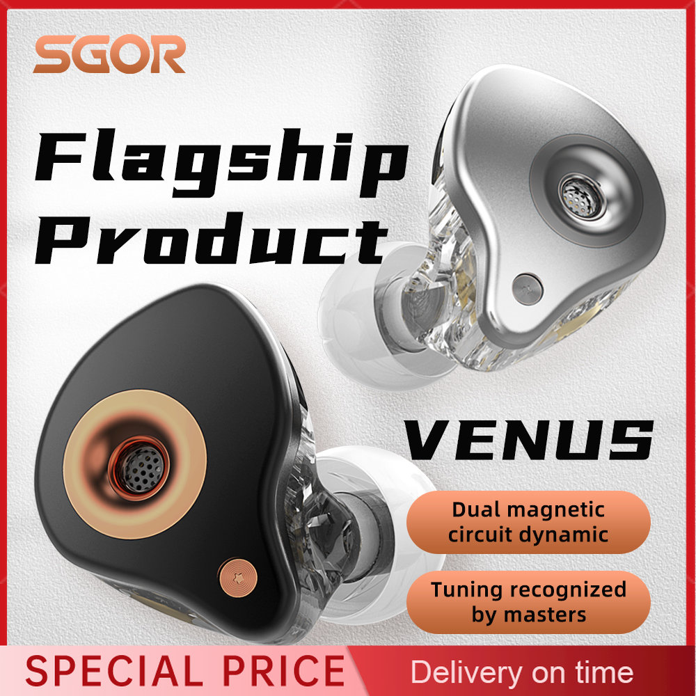 L Musical Instrument - SGOR VENUS Earphone Dinamis HIFI Earbud