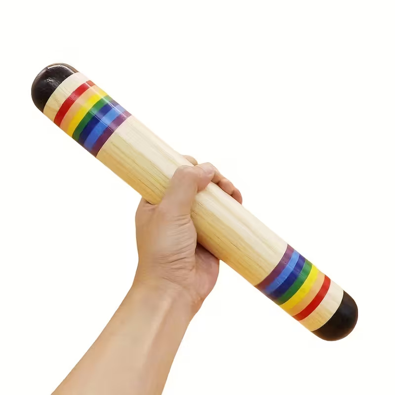 Rain Stick Percussion - Instrumen meditasi tongkat hujan kayu, instrumen