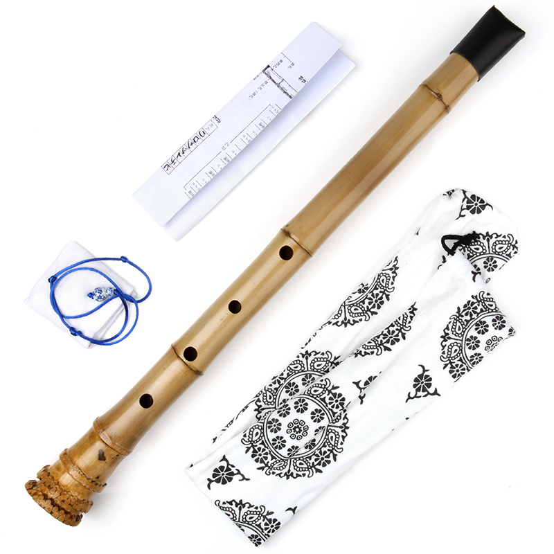 Shakuhachi Bamboo Flute - Seruling bambu vertikal dengan Shakuhachi, instrumen