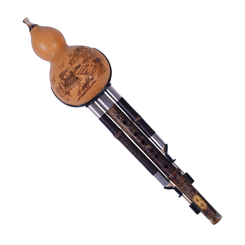 Shakuhachi Bamboo Flute - Seruling Bambu Hulusi Tiga Nada, Flauta