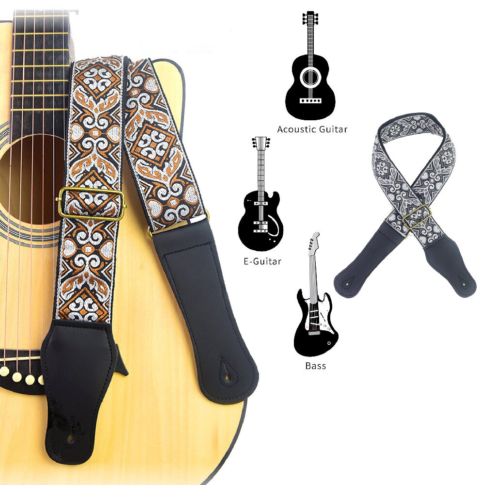 Musical Instruments Easy - Tali Gitar Bordir Cetak Gaya Etnik
