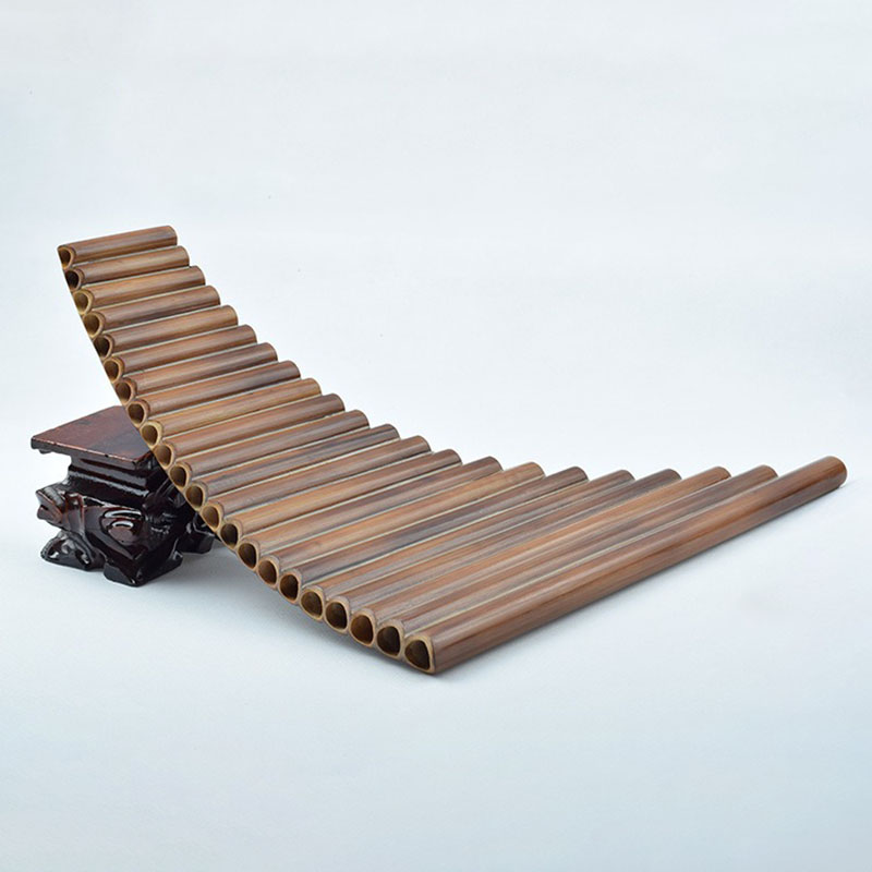 Shakuhachi Bamboo Flute - Seruling Pan Kunci G/F/C 22 Pipa