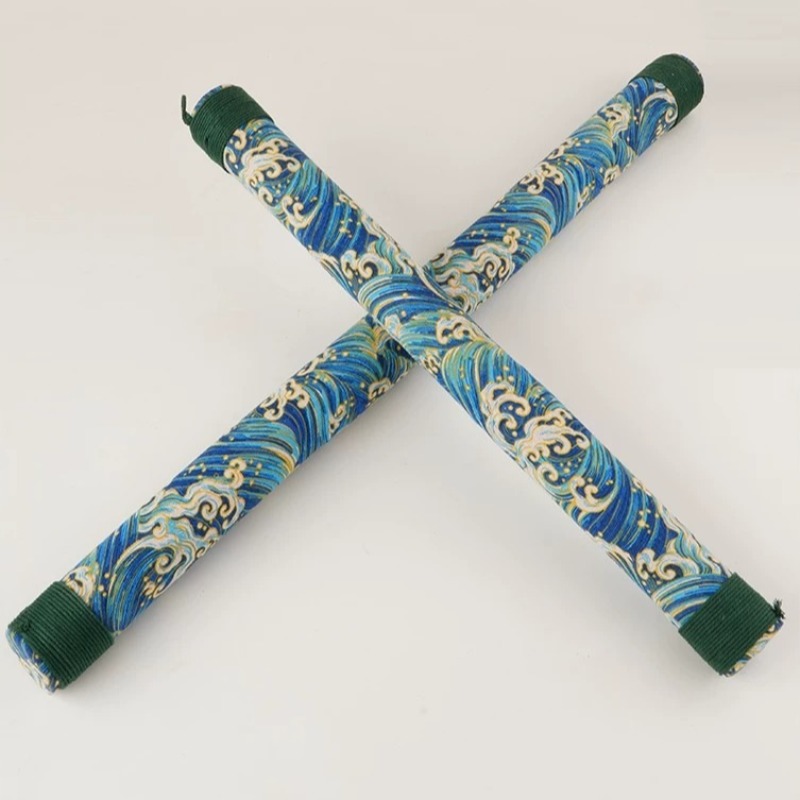 Rain Stick Percussion - Rainmaker Shaker Bambu untuk Meditasi Yoga,