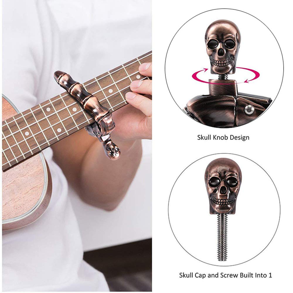 Capo Gitar Bentuk Tengkorak un - Musical Instruments Easy ulasan dan harga