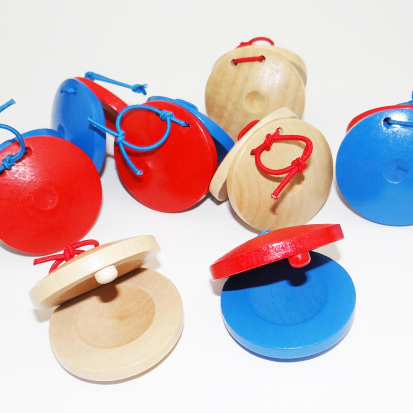 Kastanet Kayu Alat Musik Anak- - Musical Instrument For Toddlers ulasan dan harga