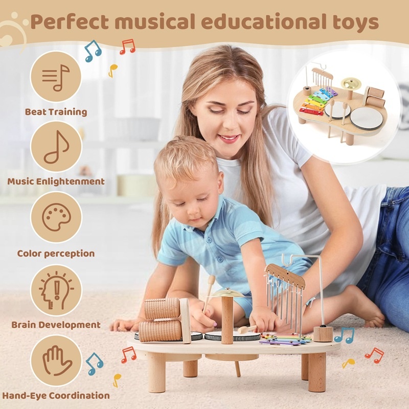 Mainan Edukasi Anak LazyChild  - Musical Instruments Game ulasan dan harga