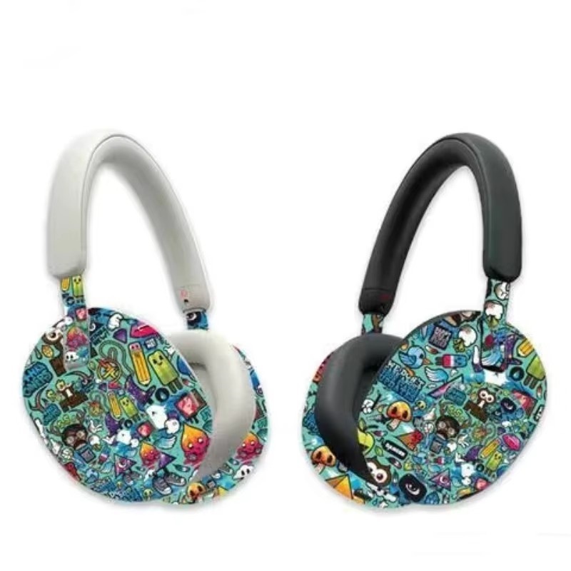 Stiker Kulit Warna-warni untuk - Sony Headphone Wh-1000Xm5 ulasan dan harga