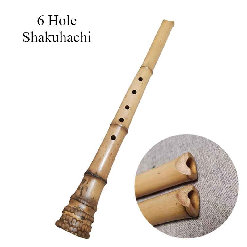 Seruling Shakuhachi 6/8 Lubang - Shakuhachi Bamboo Flute ulasan dan harga