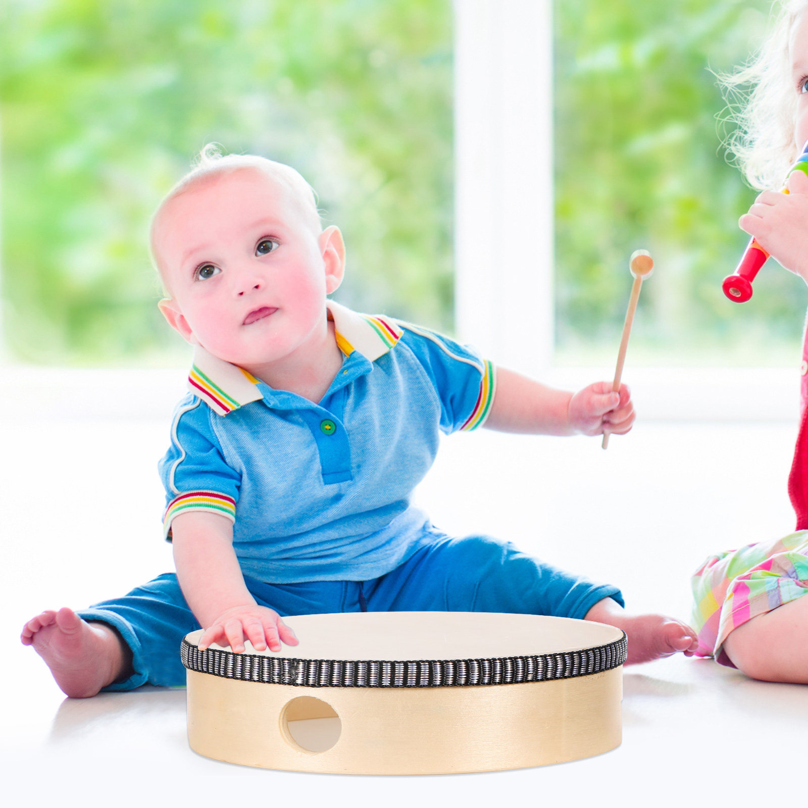 6Pcs Set Drum Tangan Anak 6 8  - Musical Instrument For Toddlers ulasan dan harga