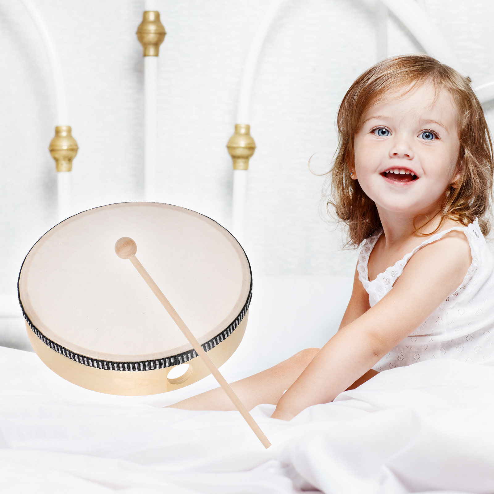6Pcs Set Drum Tangan Anak 6 8  - Musical Instrument For Toddlers ulasan dan harga