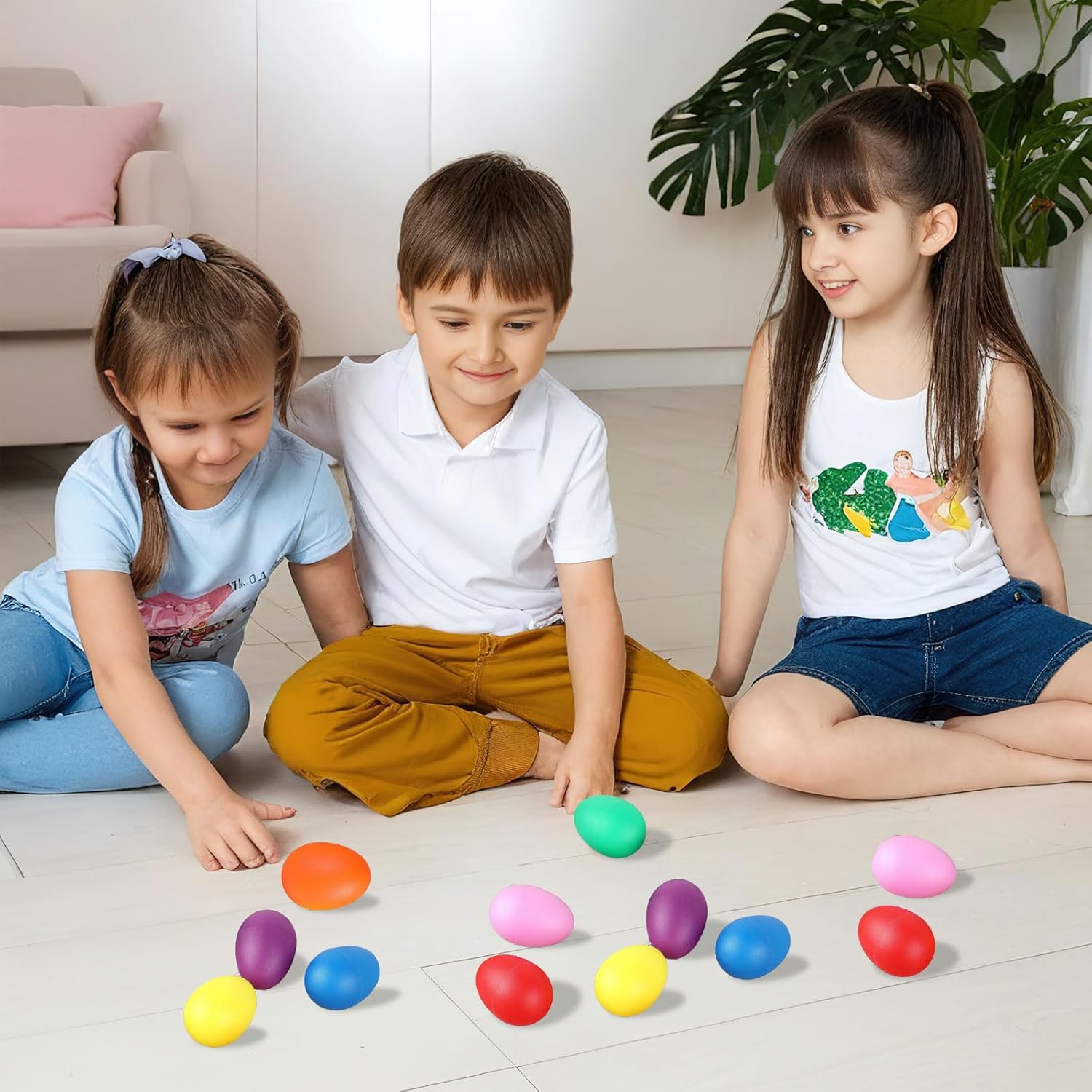 2 Buah Pengocok Telur Plastik  - Musical Instruments Game ulasan dan harga