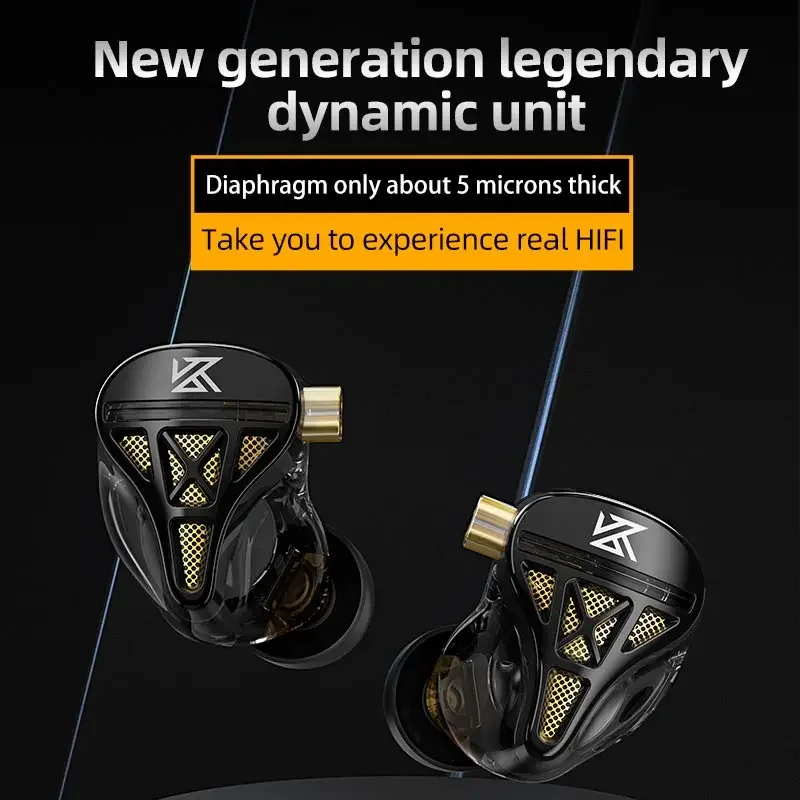 KZ DQS 1DD HiFi IEM Headphones - L Musical Instrument ulasan dan harga