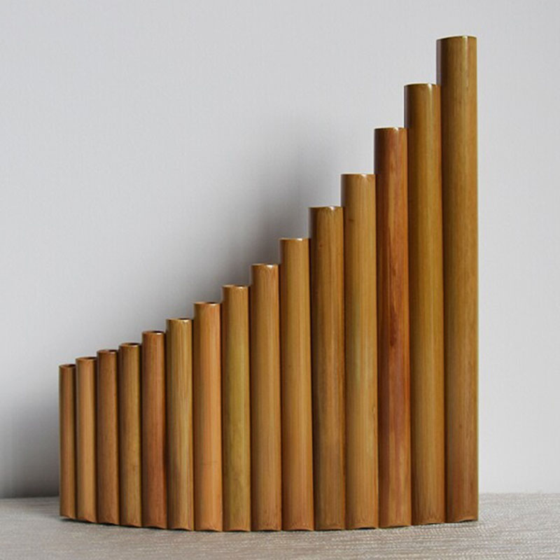 15/22 Pipa Pan Flute C/G Kunci - Shakuhachi Bamboo Flute ulasan dan harga