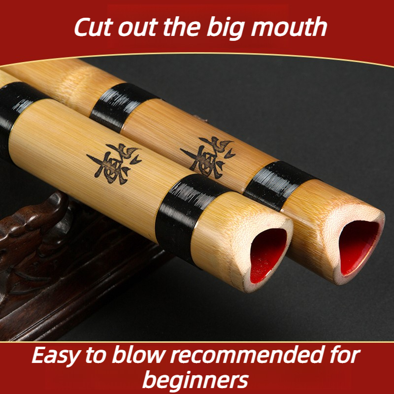 Seruling Shakuhachi 5 Lubang B - Shakuhachi Bamboo Flute ulasan dan harga