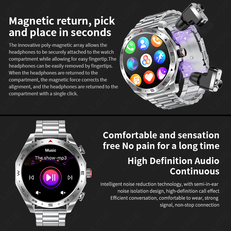 T95 Jam Tangan Pintar Baru TWS - Musical Instrument Japan ulasan dan harga