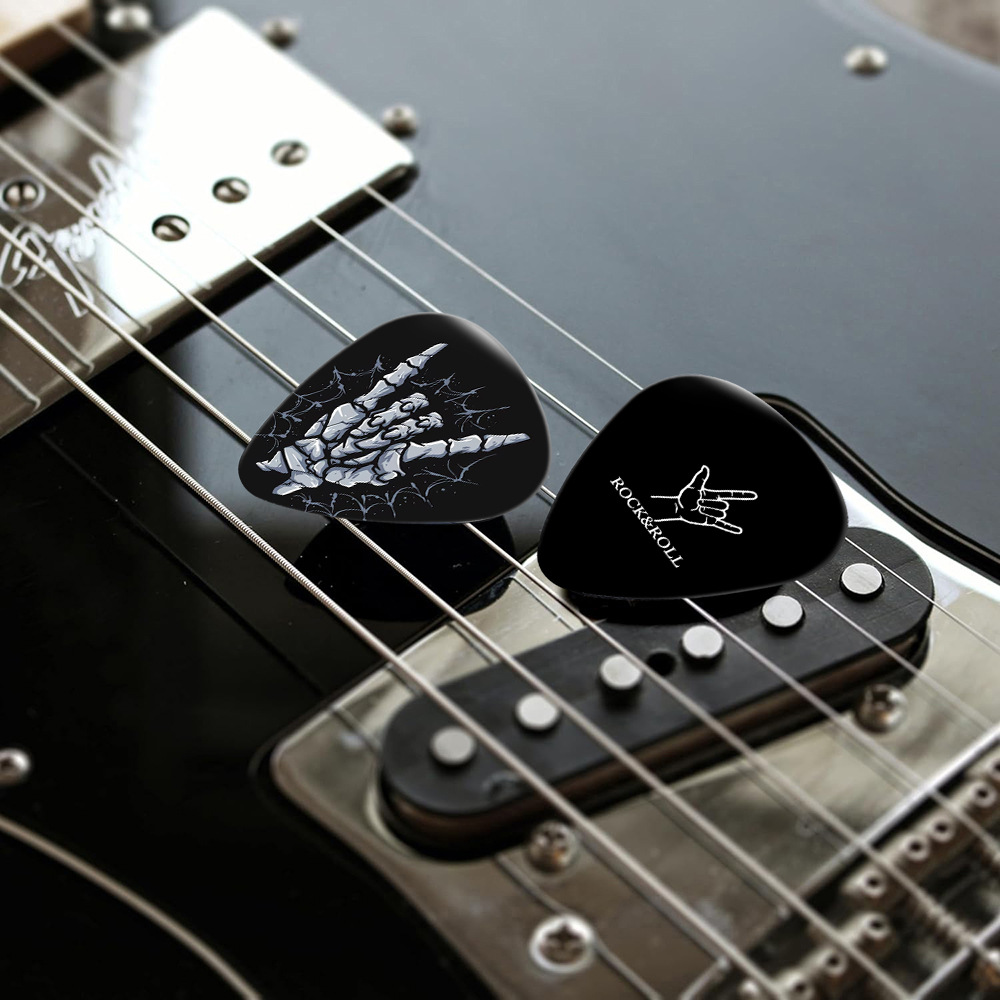 12 Buah Pick Gitar 0.46Mm 0.71 - Musical Instruments Easy ulasan dan harga