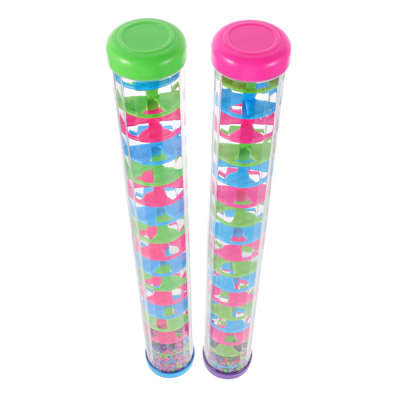2 Buah Tongkat Hujan Spiral Al - Rain Stick Percussion ulasan dan harga