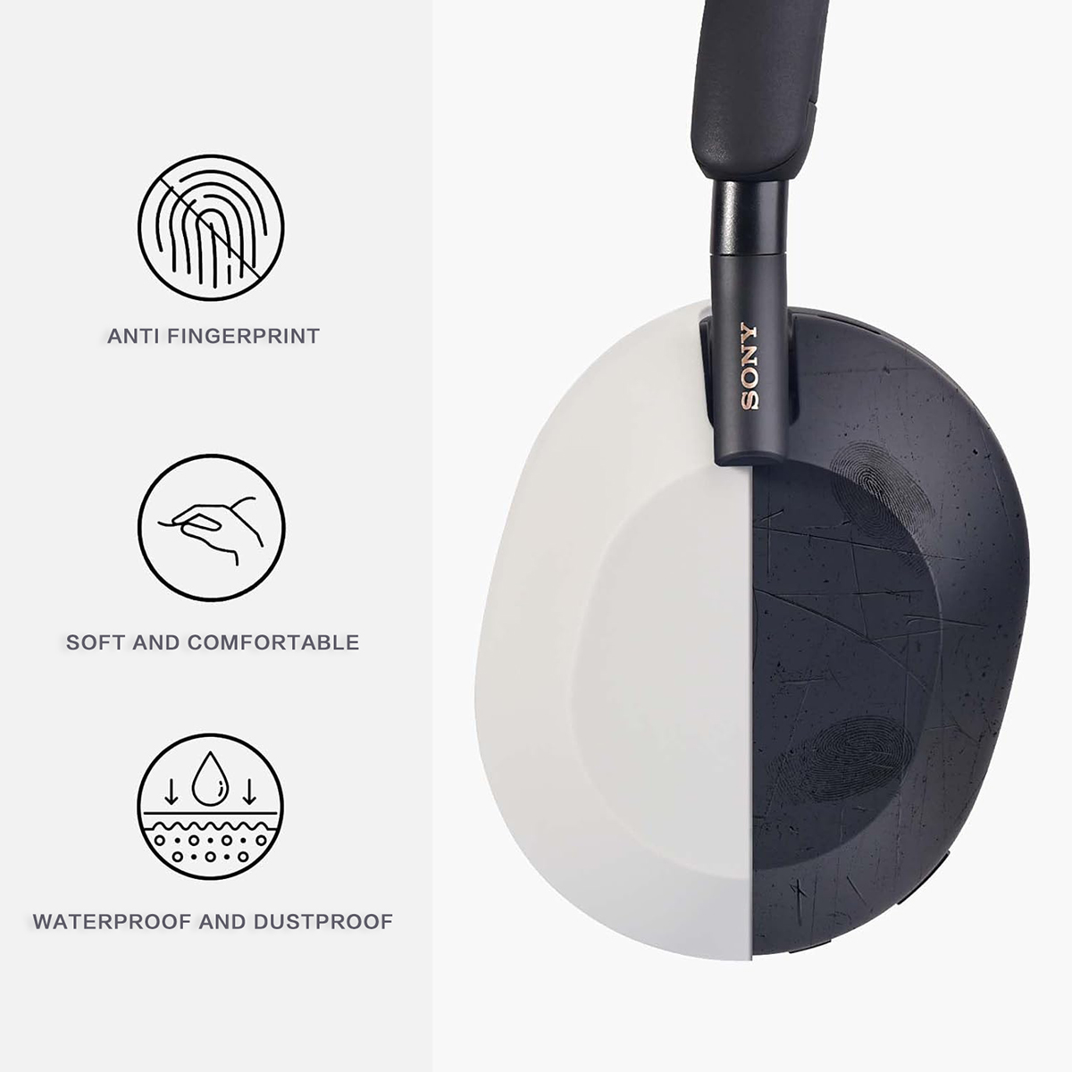 Untuk Sony WH-1000XM5 penutup  - Sony Headphone Wh-1000Xm5 ulasan dan harga